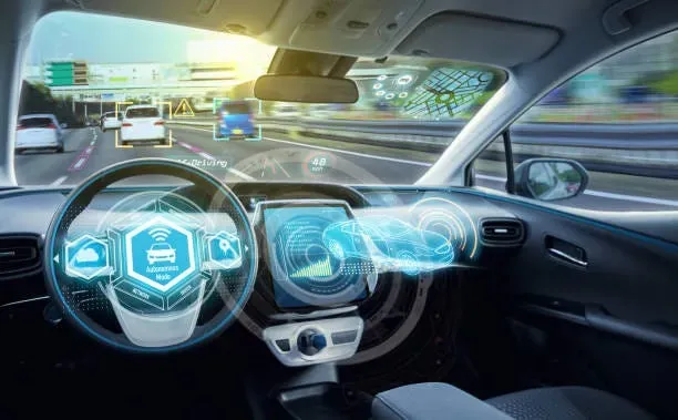 AI technology on a car dashboard