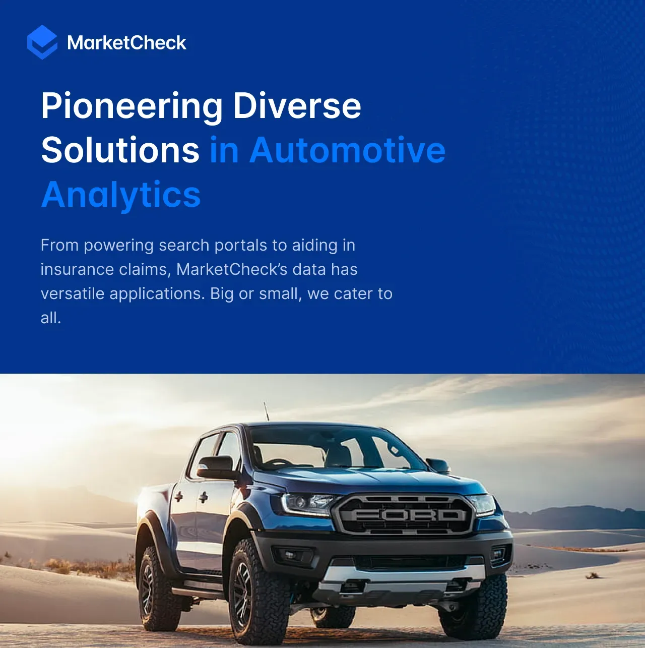 MarketCheck: Pioneering diverse solutions in automotive analytics