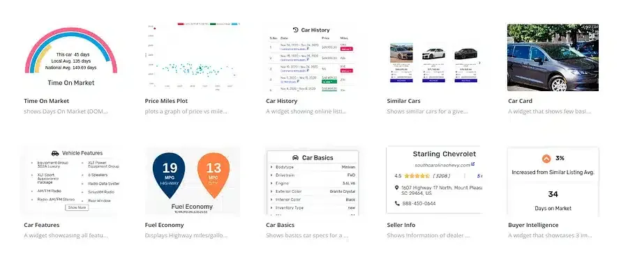 Simplify Car Buying and Selling With Widgets